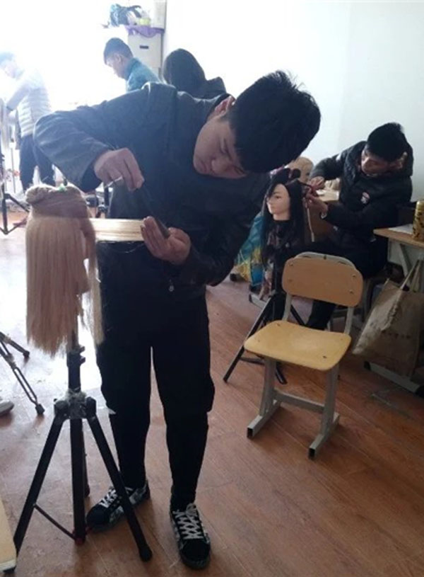 美發(fā)作品，學(xué)員歷練